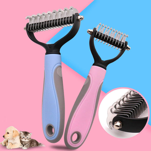 Stainless Double-sided Hair Removal Comb