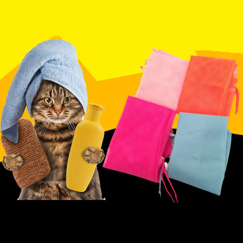 Cat Multifunctional Washing Shower, Pet Nail Trimming Bag