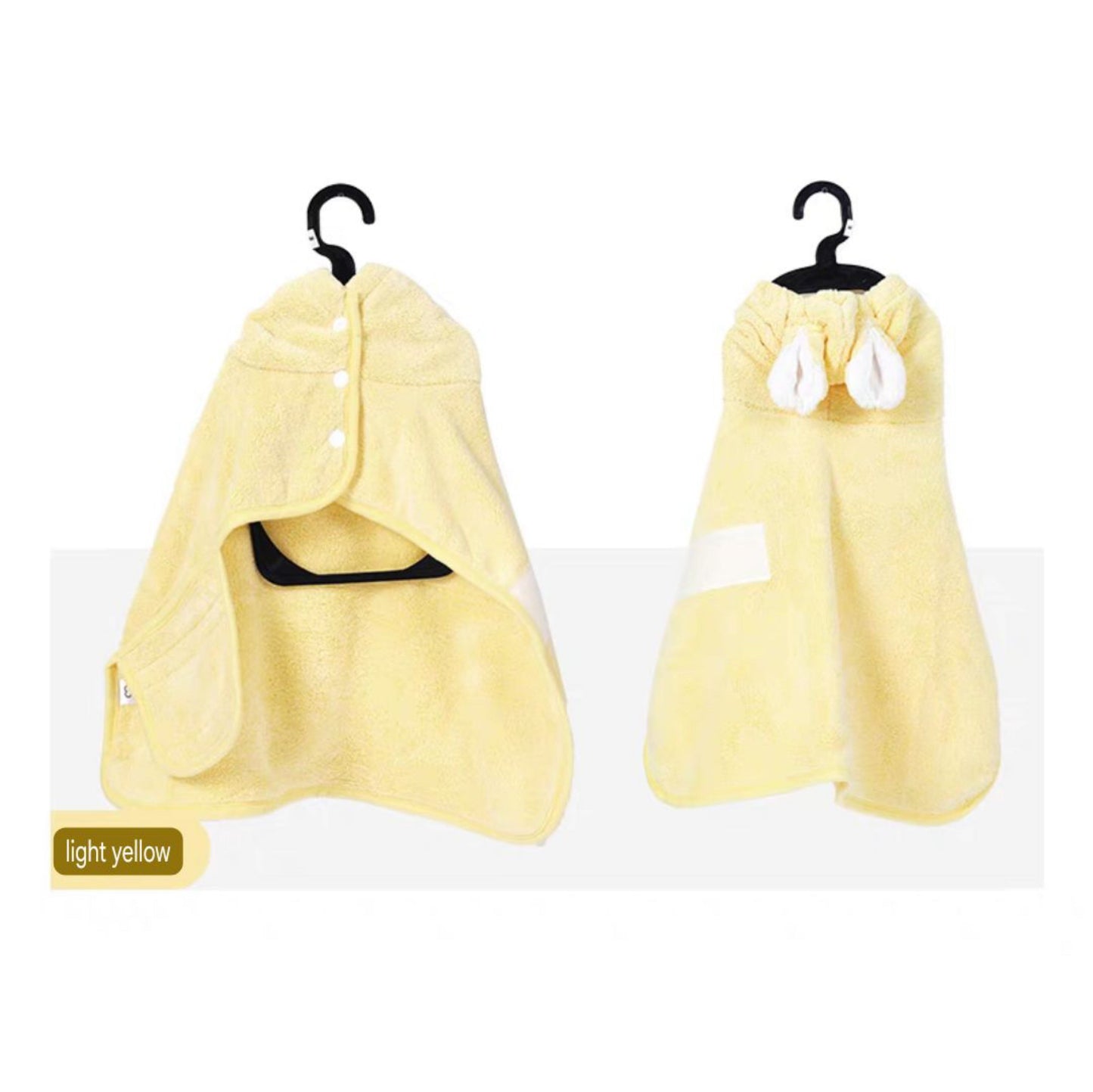 Rabbit ears bathrobe for dogs