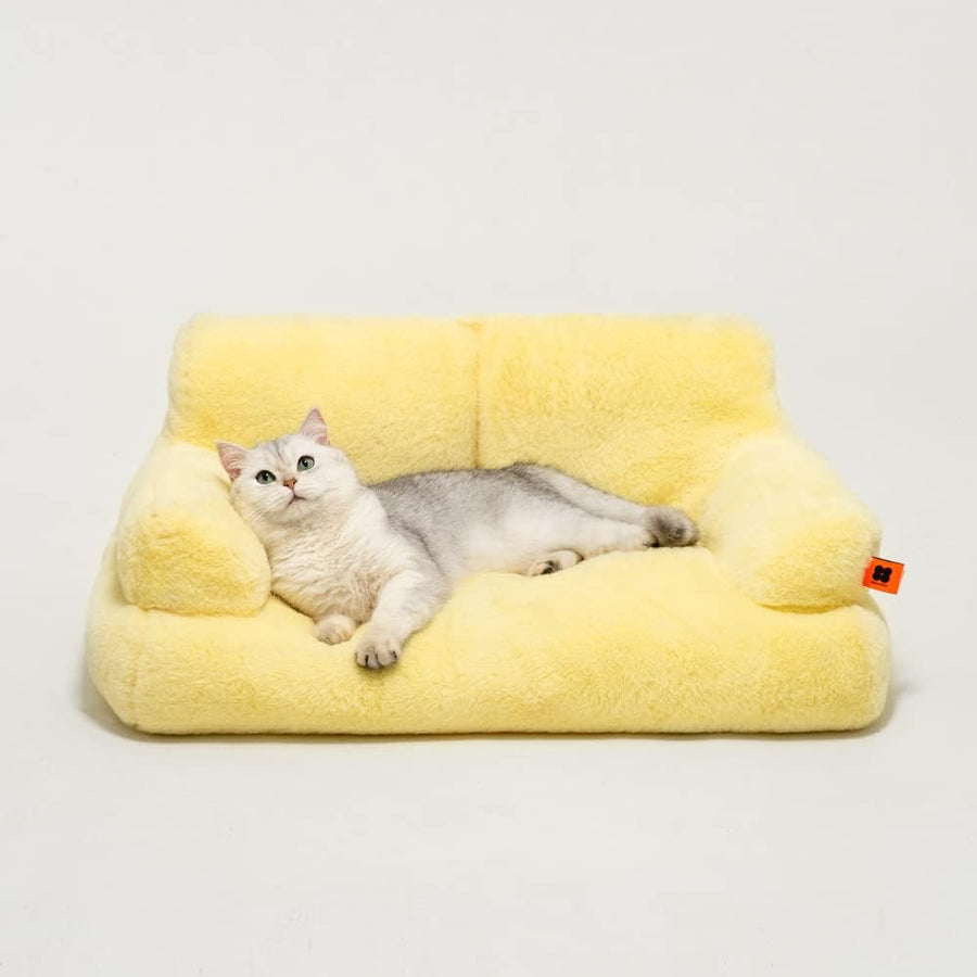 Pet Couch Bed, Sofa Washable Cat Beds for Medium Small Dogs & Cats - N10