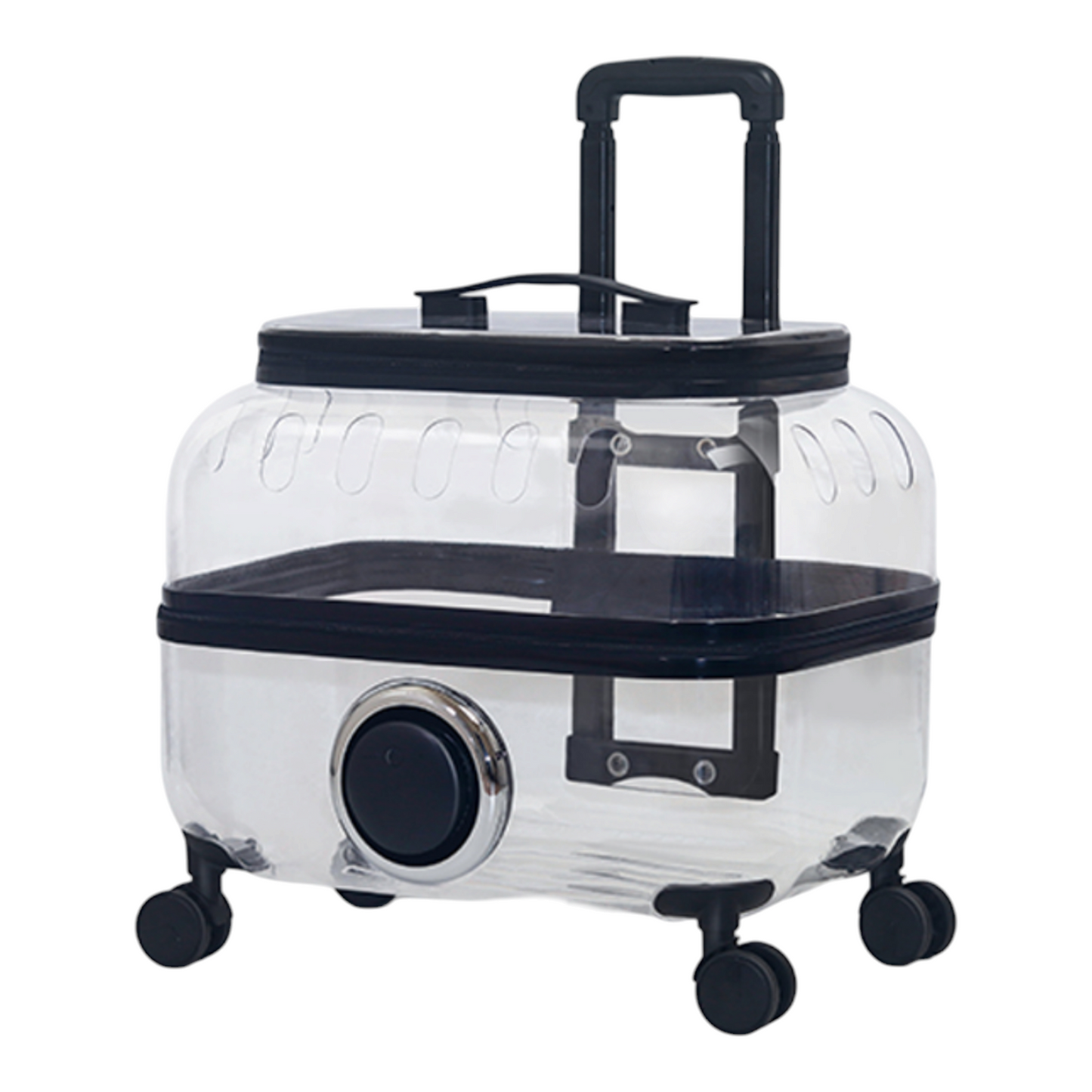 SweetPetStory® Transparent Pet Travel Trolley