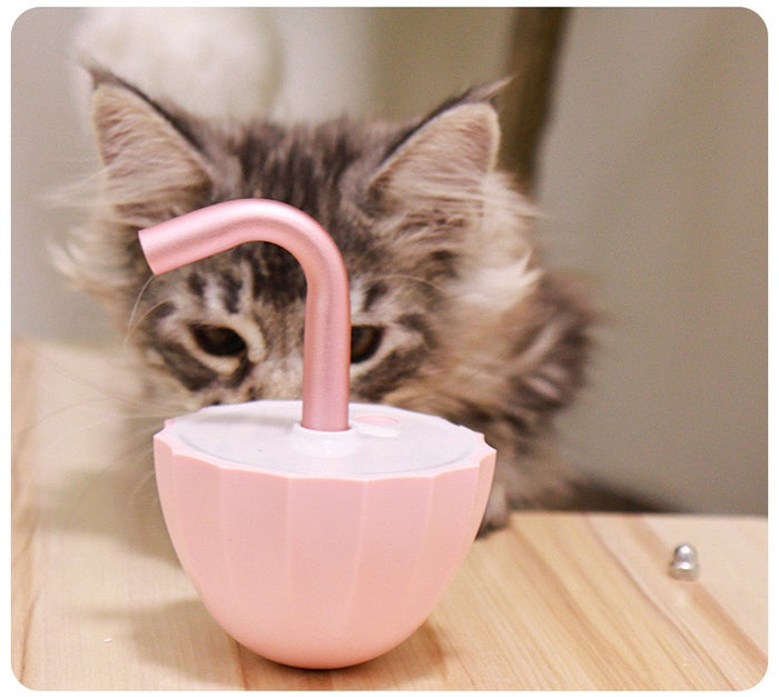 Automatic Cat Laser Toy Tumbler Design Pointer 360°Irregular Rotation - N02