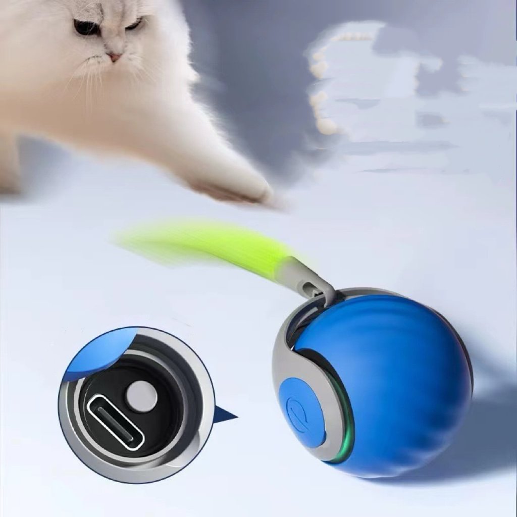 Rotating Smart Ball Cat Toy