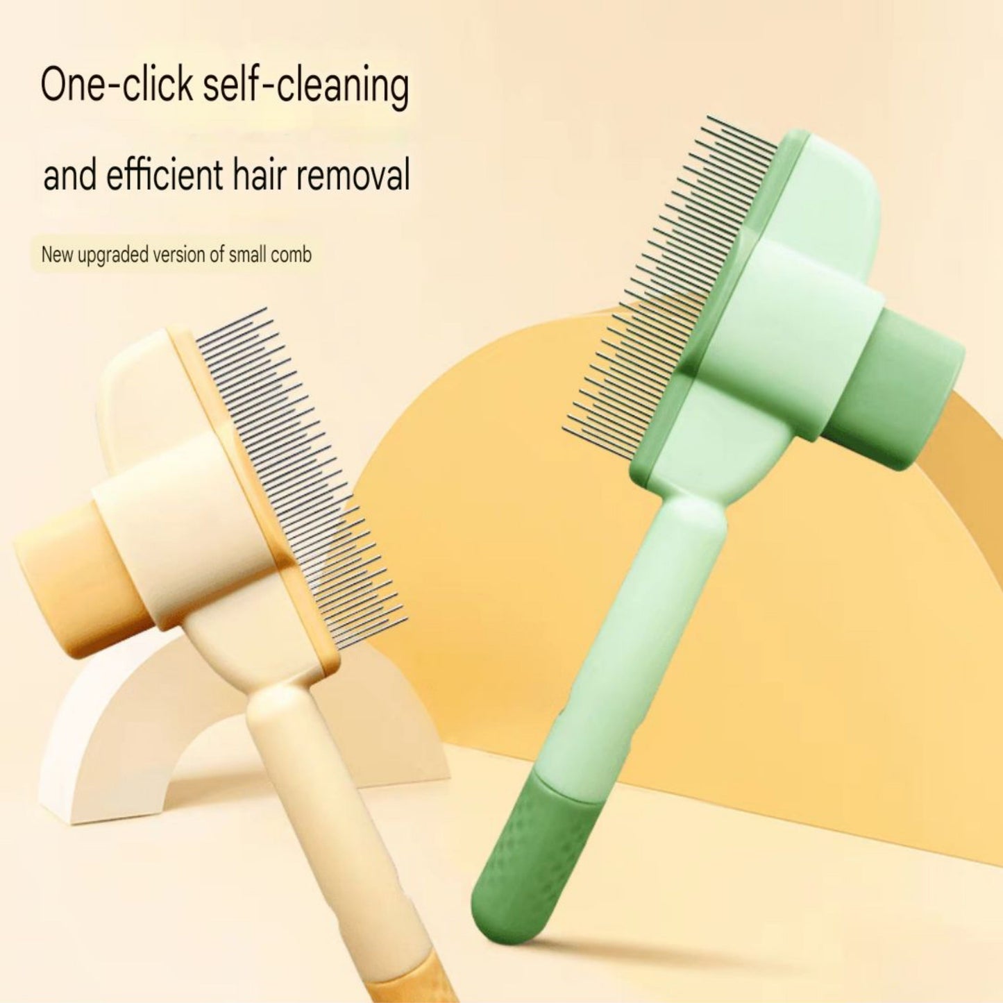 One-click self-cleaning and efficient hair removal