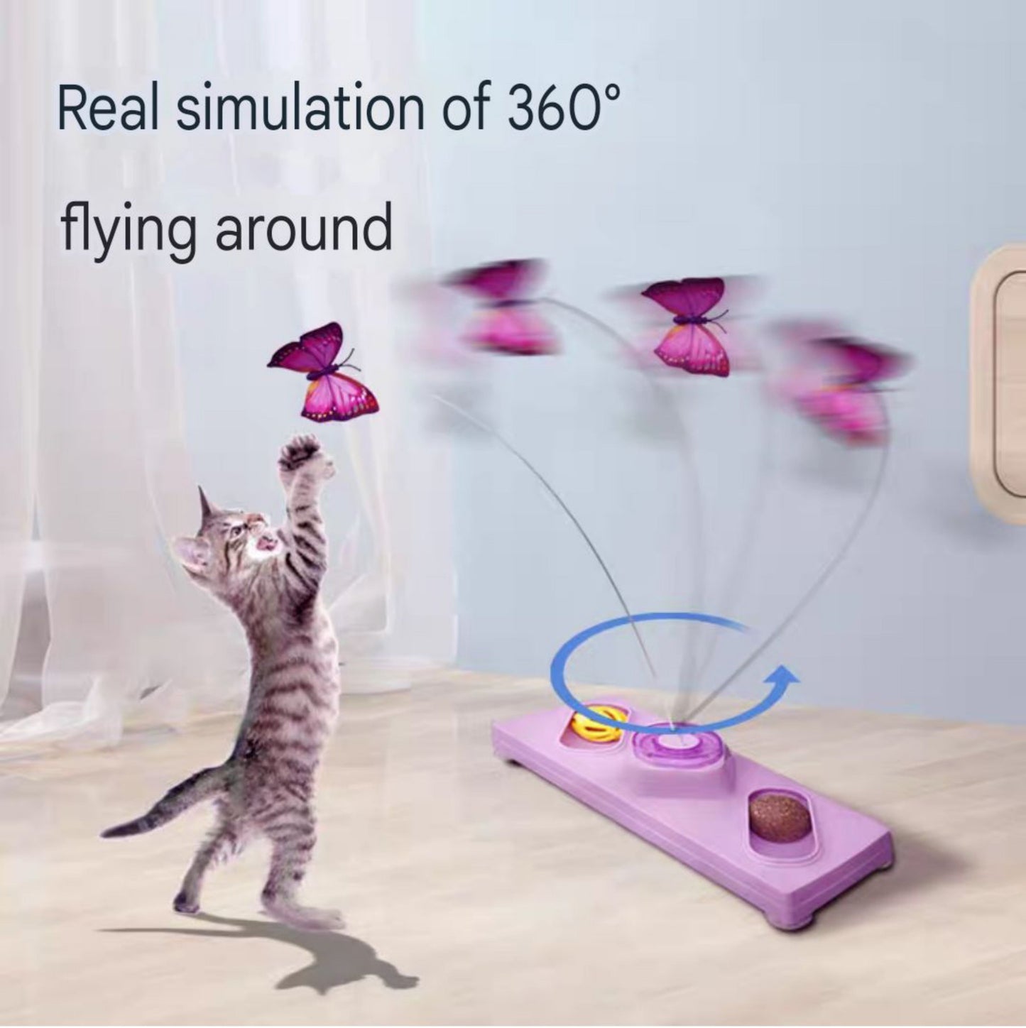 self-entertainment cat toy